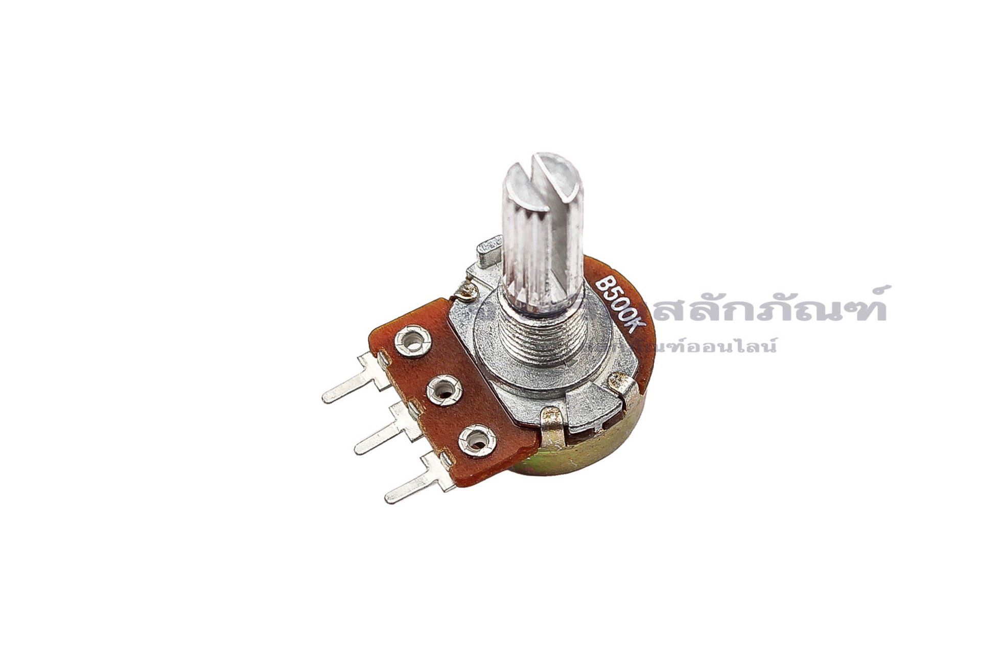 [E] WH148 วอลลุ่ม 3 ขา Volume 500K แกนยาว 20 mm